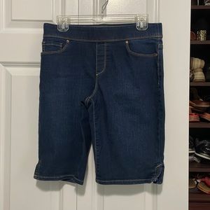 Stretchy jean shorts